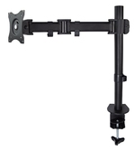 Single Monitor Desk Mount Stand Fully Adjustable Screen upto 27"