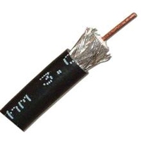 1000FT UL CMG Rated CCS RG6 Cable Single Black