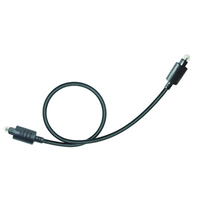 Toslink cable, 6ft, Black, OD:4mm