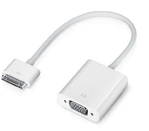 Dock Connector to VGA Adapter Cable for Ipad 2,3 Iphone 4 4s
