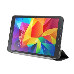 Black PU Leather Case for Samsung Tablet 4 7\"