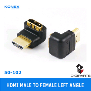 HDMI Male to Female, Elbow, left angle, 270 degree