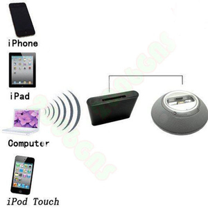 Bluetooth Music Audio Receiver iPod iPhone 30 Pin Dock