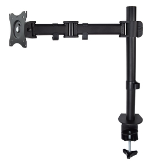 Single Monitor Desk Mount Stand Fully Adjustable Screen upto 27\"