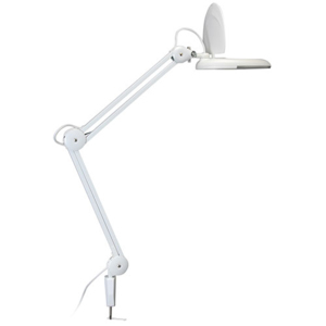 MAGNIFIER CLAMP LAMP magnifying light led 5\" lens 3 Diopter work
