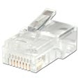 RJ45 Modular Plug For Lan cable, Bag of 100PCS as one set