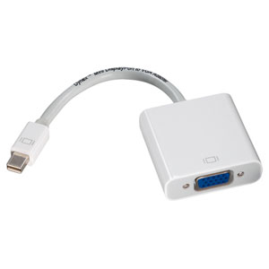 Thunderbolt to VGA Cable Adapter Mini DisplayPort MDP Converter