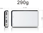 Power Bank Real 13000mAh Capacity Battery Pack Samsung Cell, 3.1