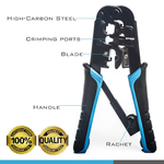 Premium RJ45 and RJ12, RJ11 crimping tool