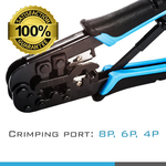 Premium RJ45 and RJ12, RJ11 crimping tool