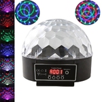 Digital LED RGB Crystal Magic Ball Effect Light DMX Disco DJ Sta