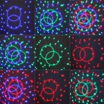 Digital LED RGB Crystal Magic Ball Effect Light DMX Disco DJ Sta