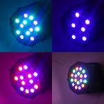 18PCS 3 in 1 RGB PAR LED DMX512 Disco DJ Stage Lighting