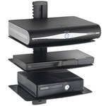 Wall Mount Three Triplel Layer AV Shelf DVD Cable box, Game Cons