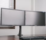Dual Monitors Desk Mount Stand Fully Adjustable upto 27"