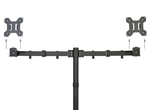 Economy Dual Free standing Monitor Stand Mount for Monitors Up t