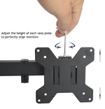 Economy Dual Free standing Monitor Stand Mount for Monitors Up t