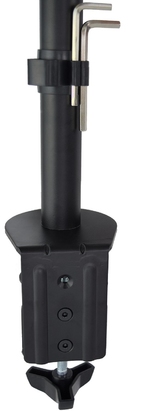 Single Monitor Desk Mount Stand Fully Adjustable Screen upto 27"