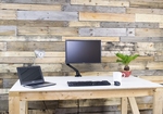 Single Desk Gas Spring Mount Fully Adjustable Screen upto 27"