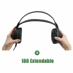 Dolby 7.1 Surround USB LED Lighting Over-Ear Gaming Headphone He