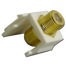 Insert, keystone, F81, 3GHZ, white