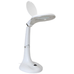 MAGNIFIER desktop LAMP magnifying light 32 led 4" lens 3+12 Diop