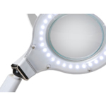 MAGNIFIER desktop LAMP magnifying light 32 led 4" lens 3+12 Diop