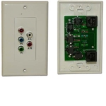 Balun, Component Video with stereo audio wall plate per pair